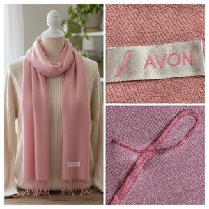 Avon Pink Ribbon Breast Cancer Awareness Viscose Scarf/Wrap